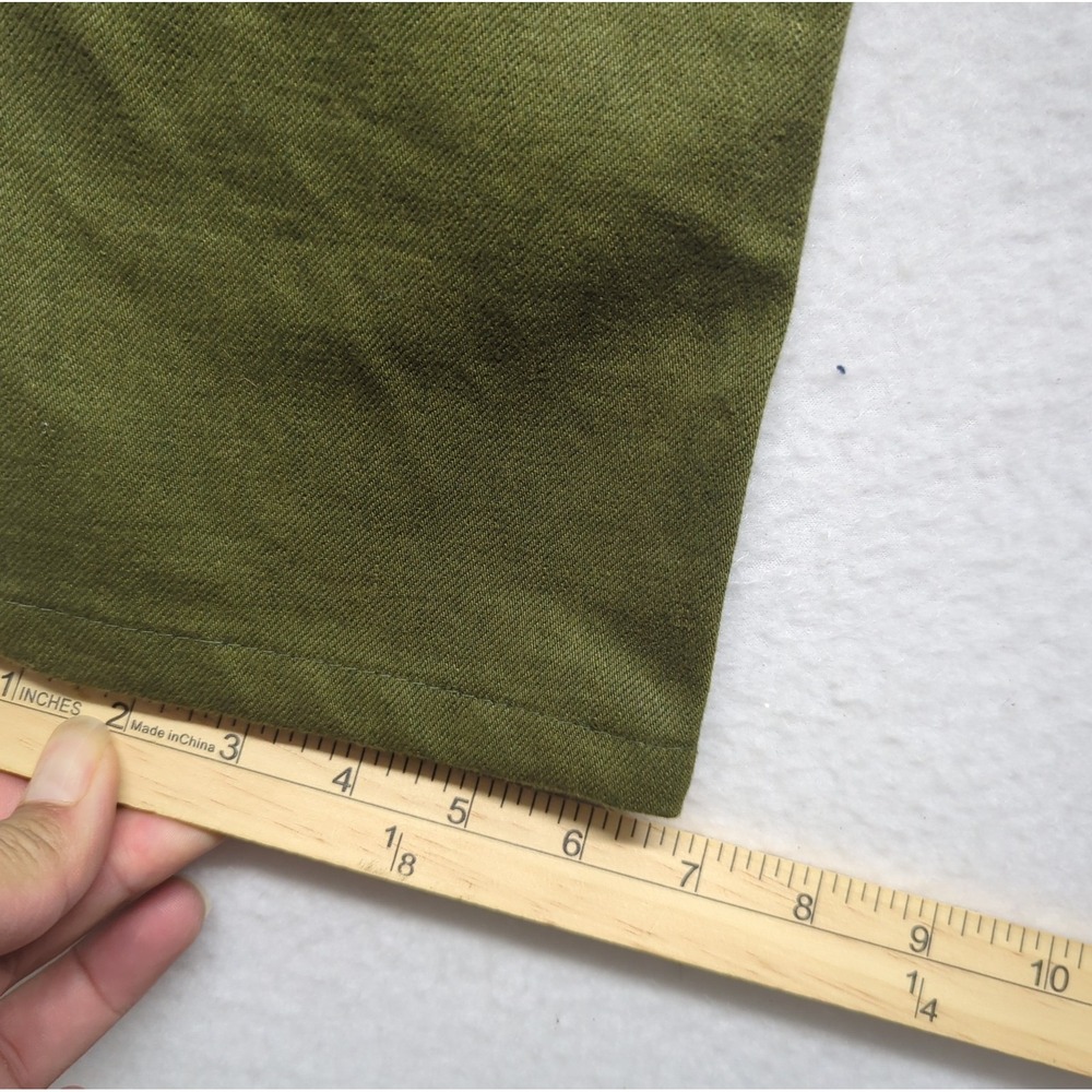 Gustin Jeans Mens 30x30 Military Green Slim Skinny Tapered Selvedge Denim - Picture 10 of 11